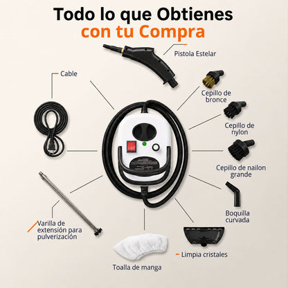 PROMO 🔥 Limpiador a Vapor con Esterilización a Presión