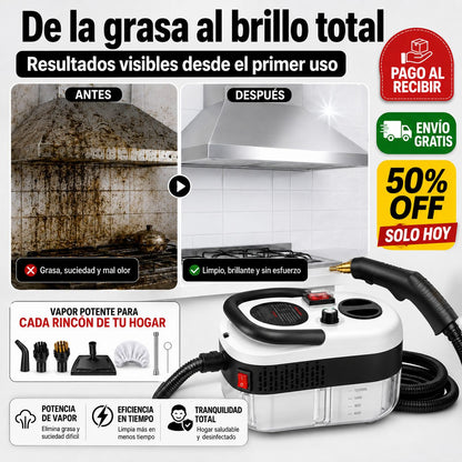 PROMO 🔥 Limpiador a Vapor con Esterilización a Presión