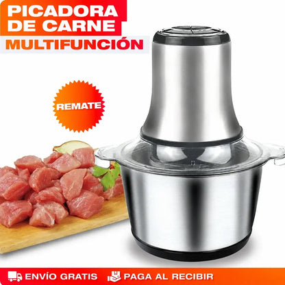 PROMO 🔥 Molino Picador Eléctrico 2L de Acero Inoxidable
